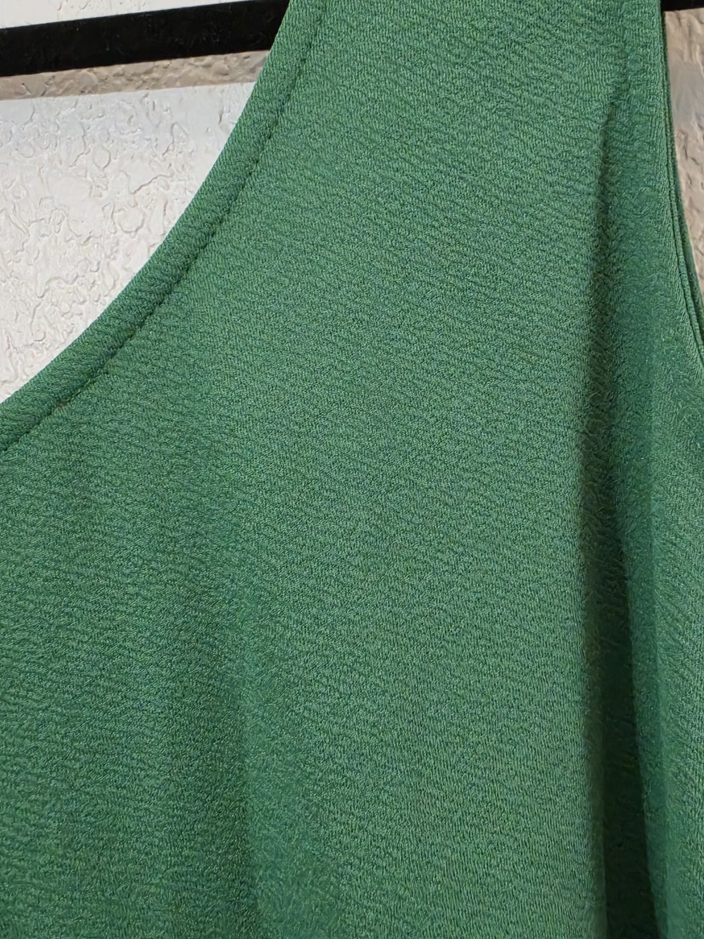 NWT Lilly's Kloset One-Shoulder Wide Leg Green Jumpsuit Tie Waist Womens Large - Picture 10 of 11